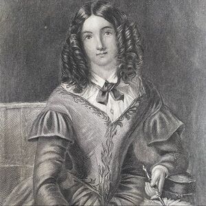 Clara 7.75" x 4.75" Antique Engraving/Print